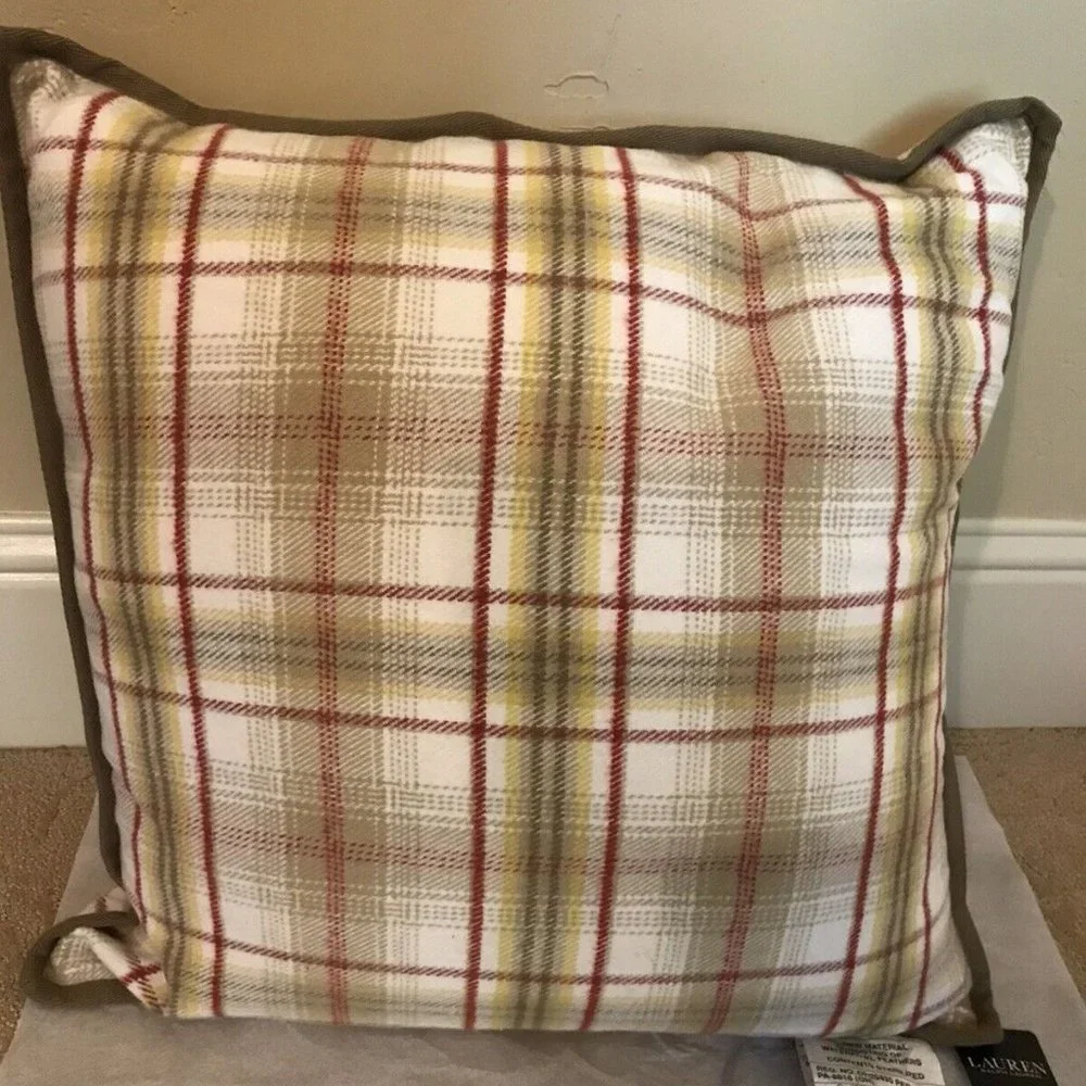 Lauren Ralph Lauren Plaid Stripe Accent Pillow
